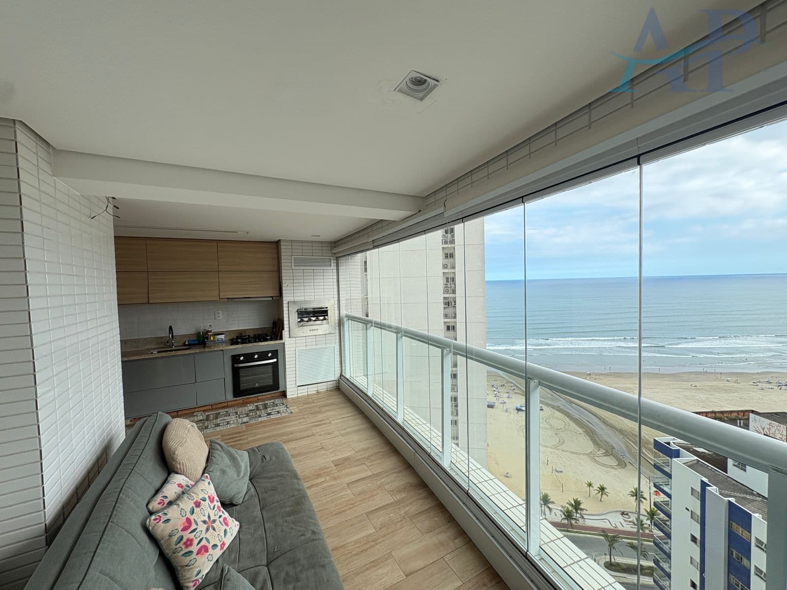 Apartamento no Boqueirão em Praia Grande Vista Mar
