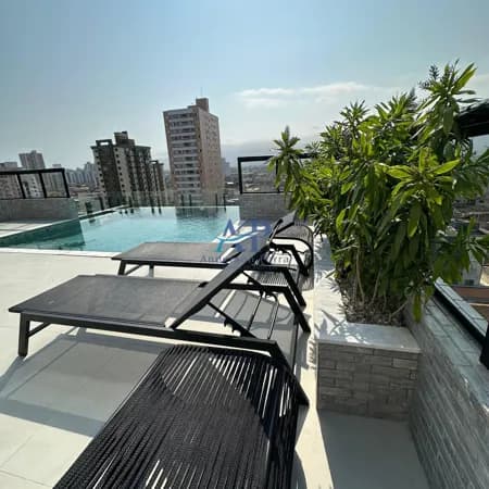 Apartamento na Tupi em Praia Grande com 2 Dormitórios
