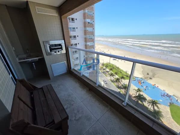 Apartamento Frente Mar no Caiçara em Praia Grande