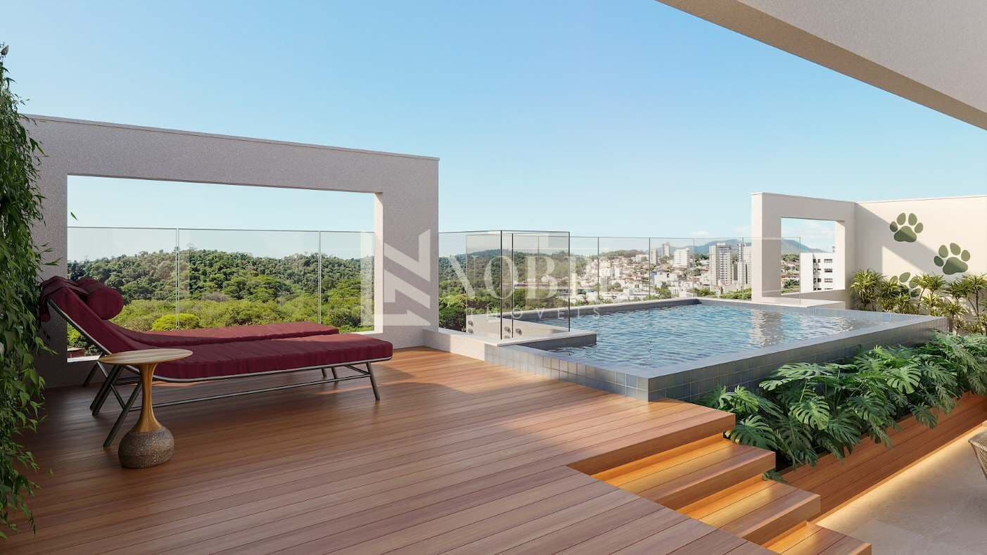 Apartamentos com Varanda e Rooftop Completo no Cidade Nobre