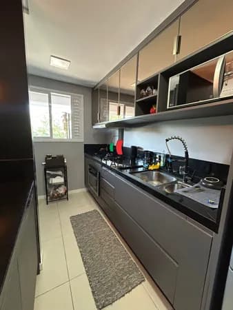 APARTEMENTO DE 1 SUÍTE + 1 QUARTO MOBILIADO BAIRRO GUARANI