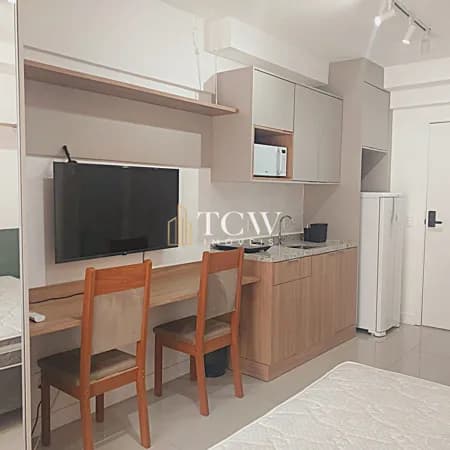 Studio Mobiliado à Venda no Paraíso | 24,80 m² | Andar Alto | São Paulo/SP