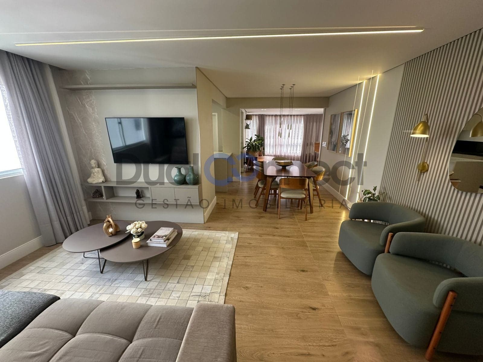 Apartamento mobiliado e decorado para aluguel anual - Edifício Piazza Victoria Residence