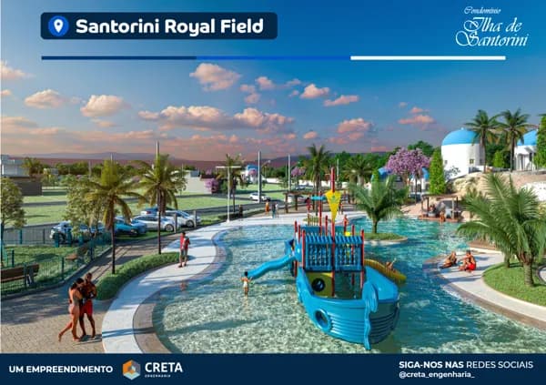 Ilha de Santorini – Terrenos com Financiamento Direto pela Construtora