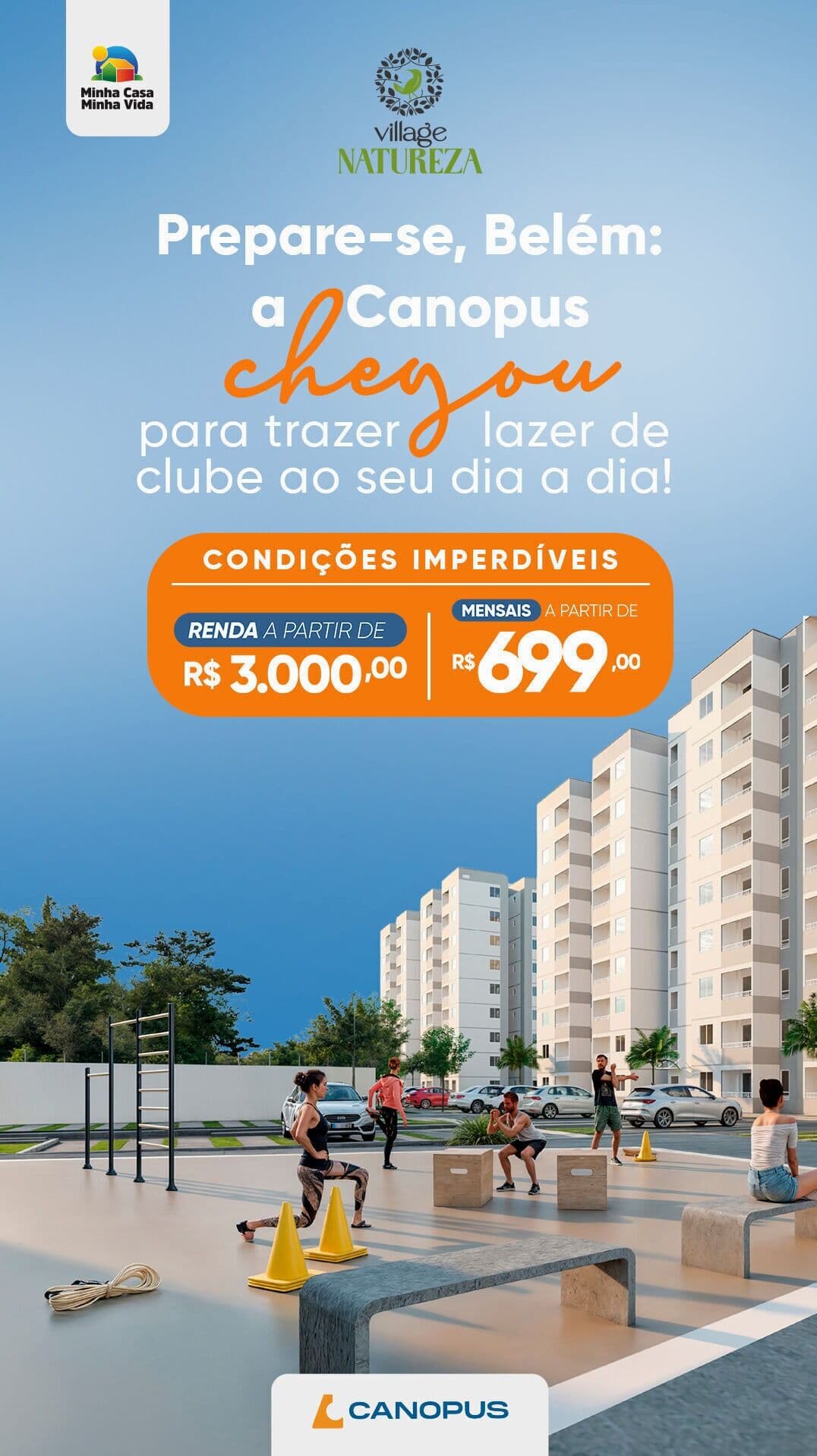 Village Natureza:Realize seu sonho: Apartamento de 2 Quartos na Mario Covas
