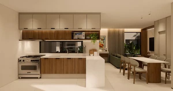 Casa Duplex Moderna com Garden e 3 Suítes no Like Premium