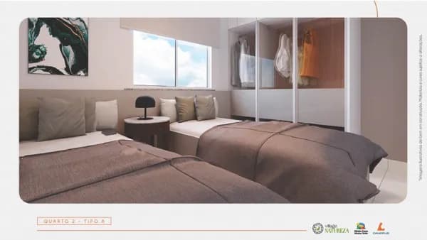 Village Natureza:Realize seu sonho: 2 Quartos em condomínio - Aproveite as condições