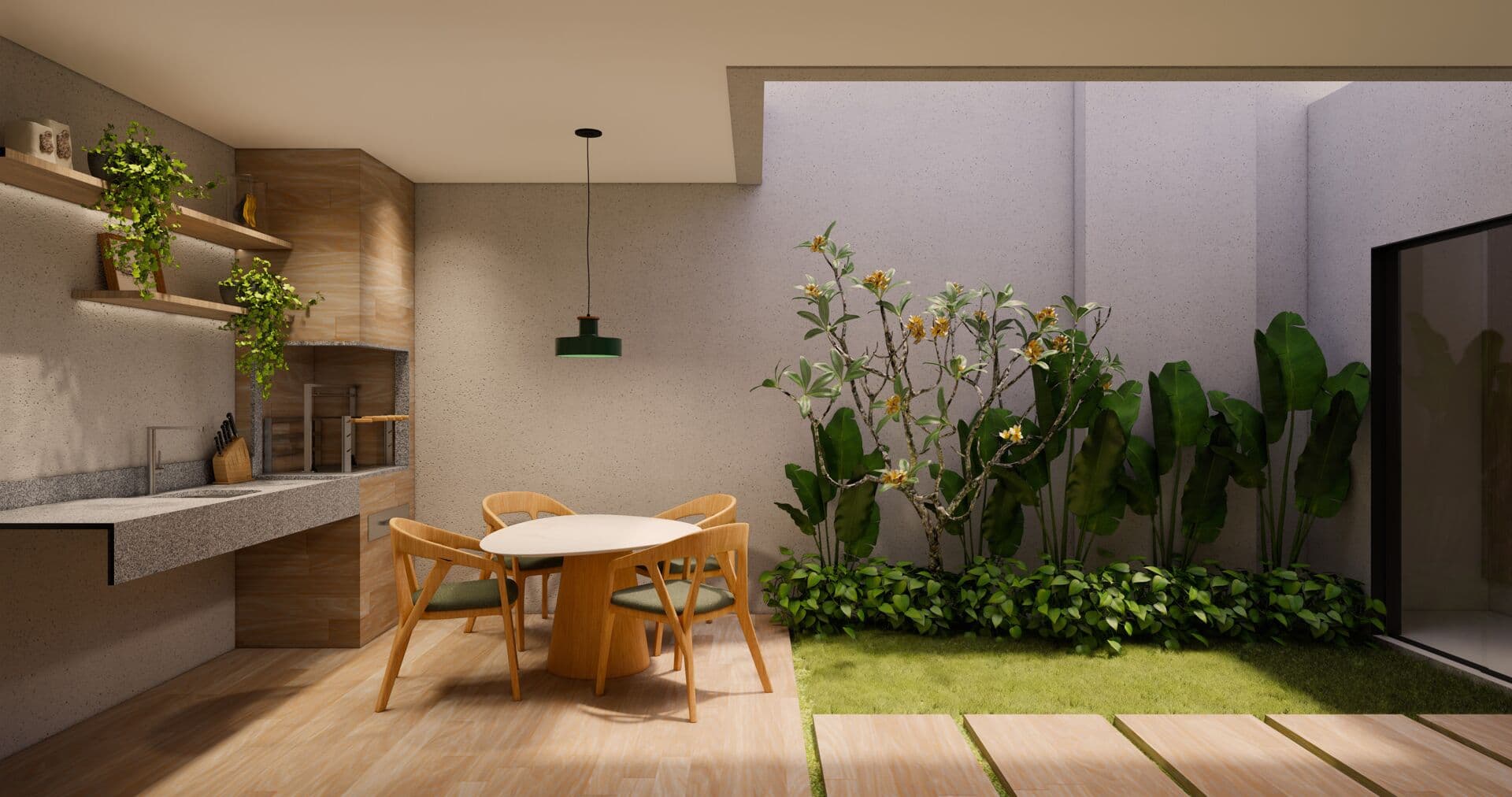 Casa Duplex Moderna com Garden Privativo no Like Premium