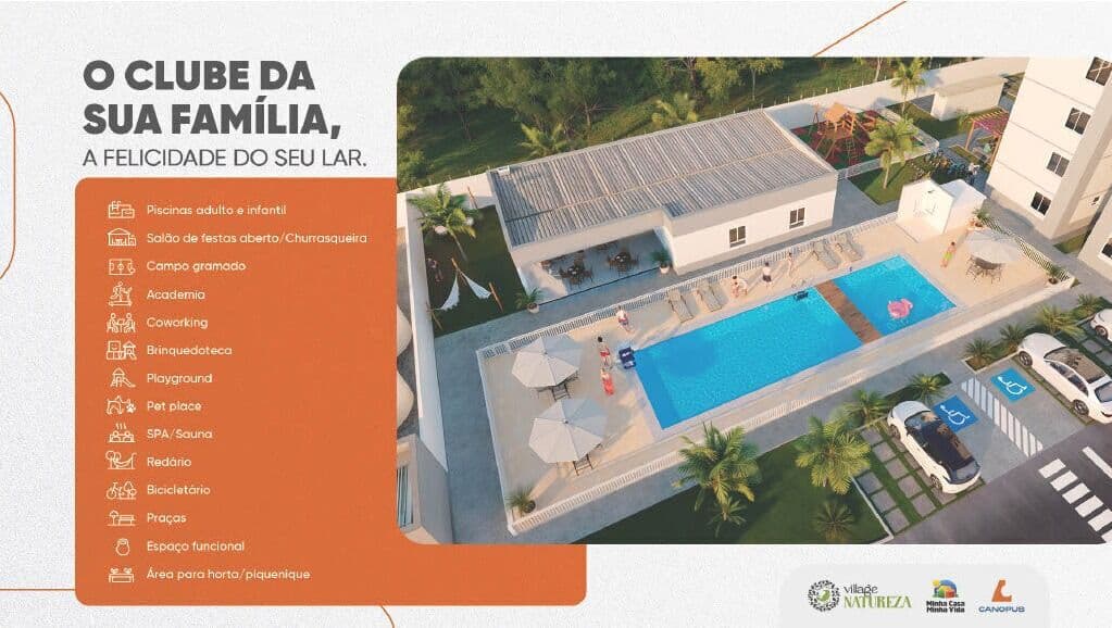 Condomínio em Belém com Apartamentos de 2 Quartos e Varanda