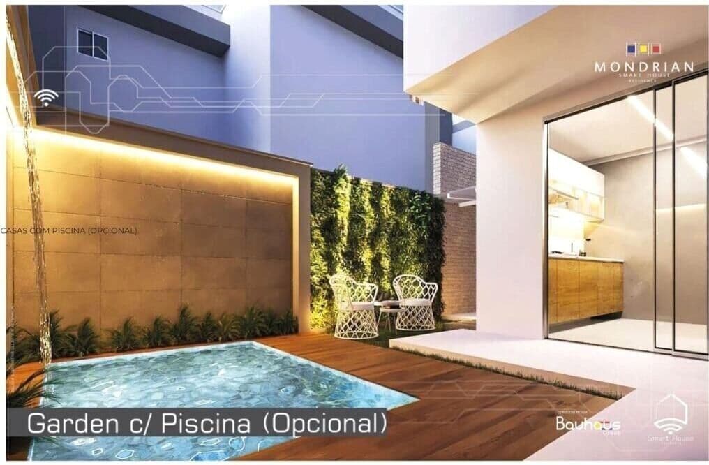 MONDRIAN SMART HOUSE Casa com 3 suítes e lazer completo em Belém