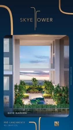 EDIFICIO - SKYE TOWER: Empreendimento moderno no bairro mais desejado