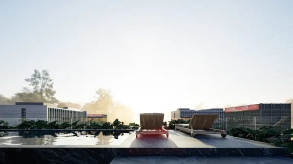 Studio Moderno com Rooftop, Piscina e Academia