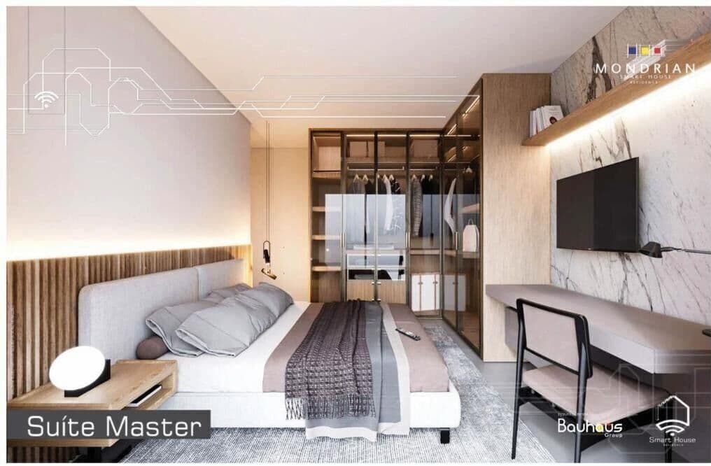 MONDRIAN SMART HOUSE Casa com 3 suítes em Belém. Próximo ao aeroporto