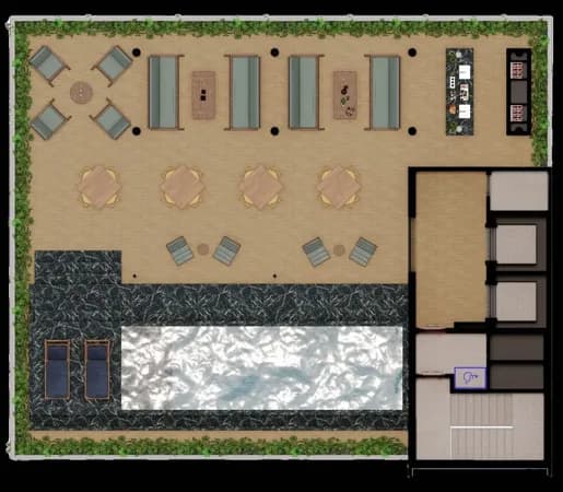 Studio moderno com sacada | 33m² + coworking, piscina e rooftop