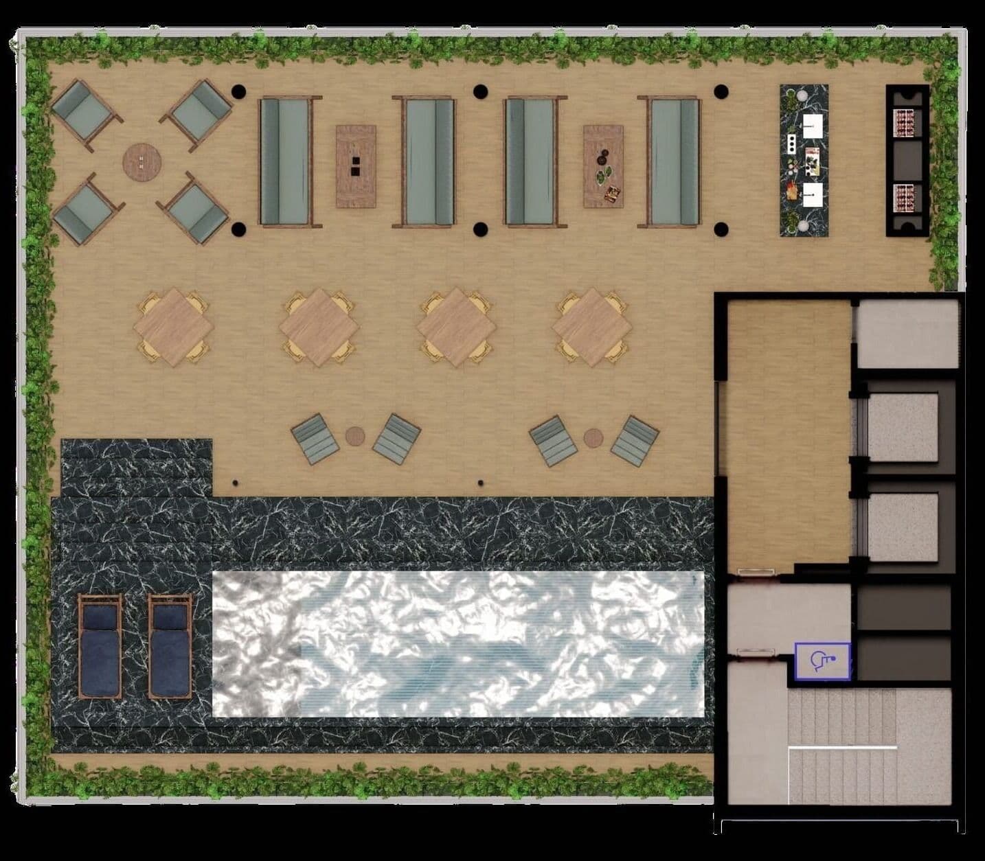 Studio moderno com sacada | 33m² + coworking, piscina e rooftop