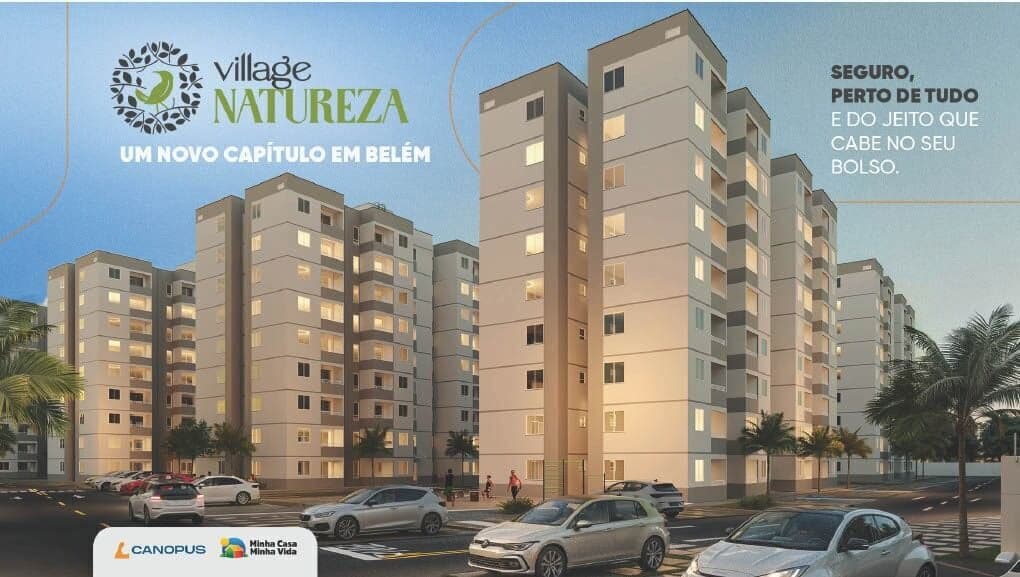 VILLAGE NATUREZA – EXCLUSIVO EM BELÉM COM LAZER COMPLETO E ENTRADA A PARTIR DE R$ 5.000