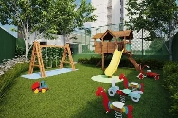 BOSQUE LAUSANNE – Apto com Suíte, Sacada e Lazer Completo