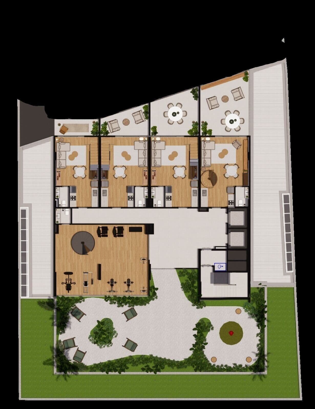 Apartamento Compacto com Varanda e Espaço Coworking
