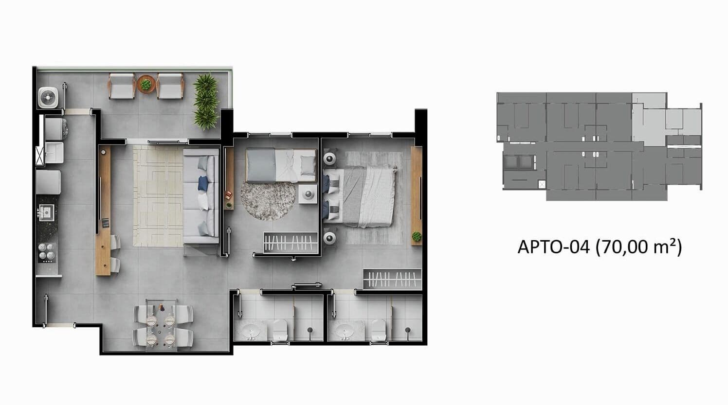 Inovar Residence Belém – Studios e Apartamentos de 2 Quartos a 700m da Praça Batista Campos
