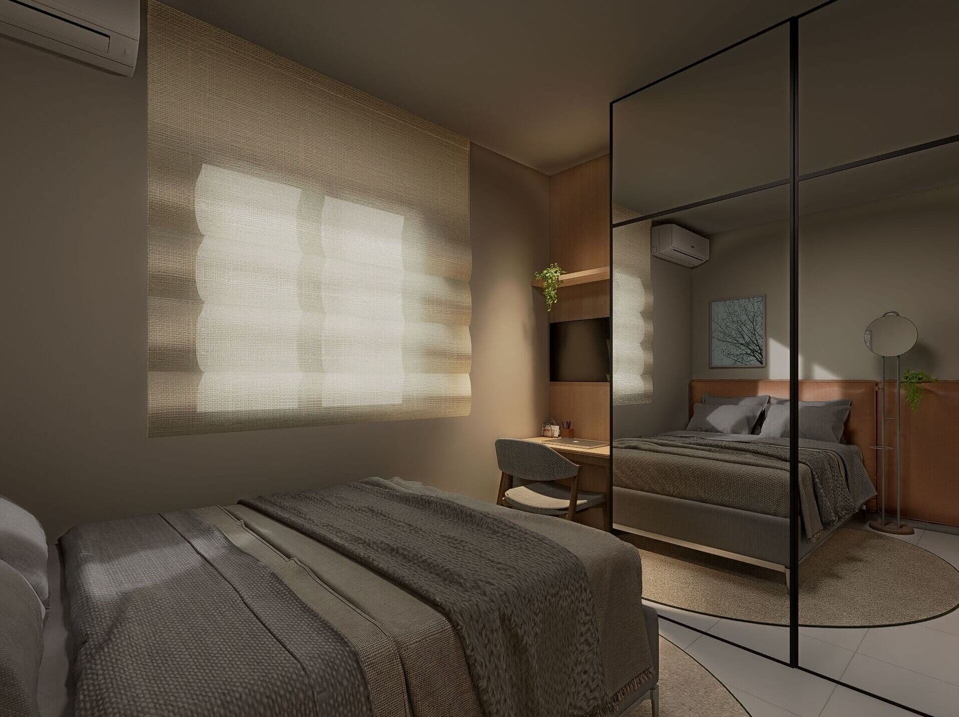 Seu Apartamento com Espaço Externo Exclusivo no Parque dos Rios