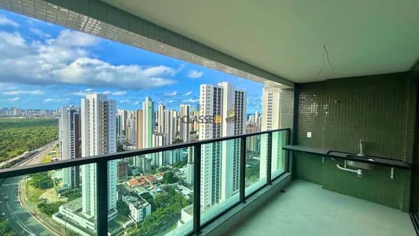 Apartamento 3 Quartos com Varanda Gourmet em Boa Viagem