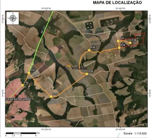 Fazenda/Sítios/Chácaras em Sorriso - Centro