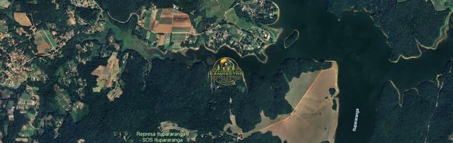 Terreno de 468.000 m² com 2km de frente para represa de Ibiúna SP