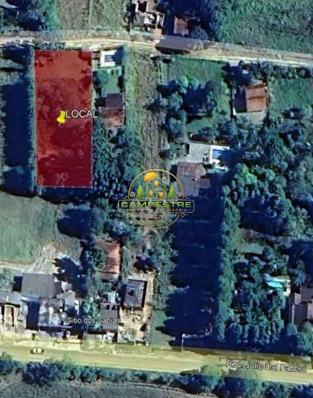 Terreno de 2.000m² com poço artesiano ótima localização a 500 metros do asfalto