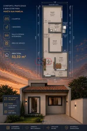 Casa em Vilhena - Jardim Araucária