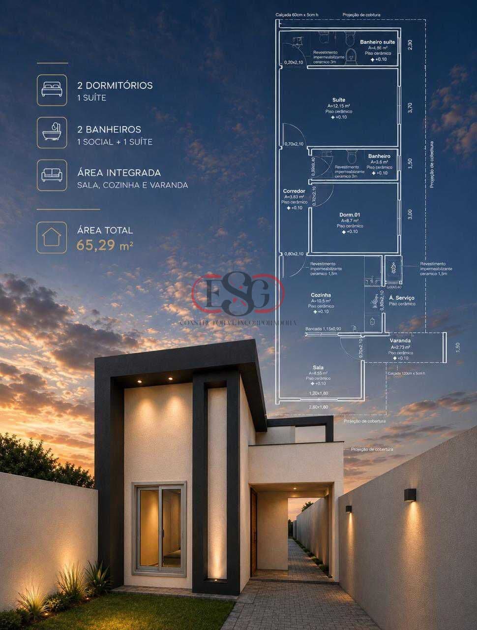 Casa em Vilhena - Residencial Barão Melgaço II