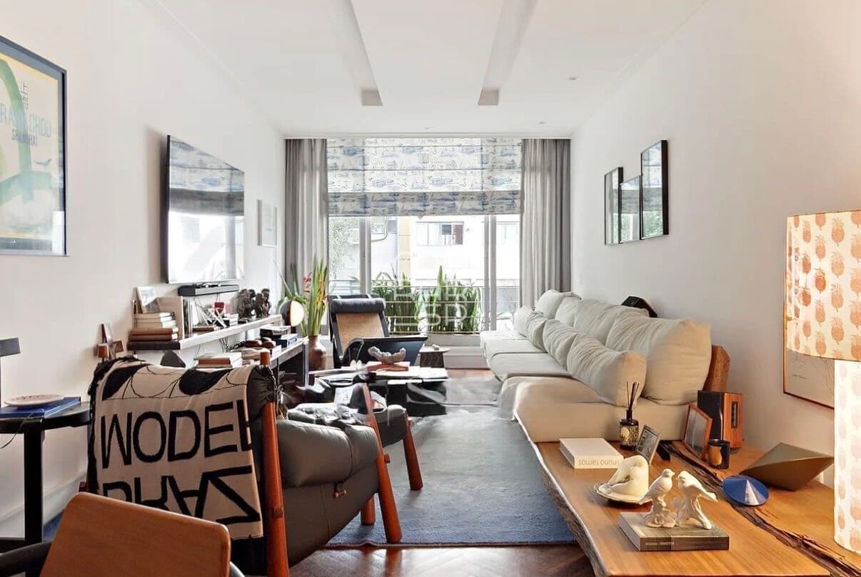 Apartamento à venda no Jardim América | 130 m² | 2 suítes | Parte plana dos Jardins