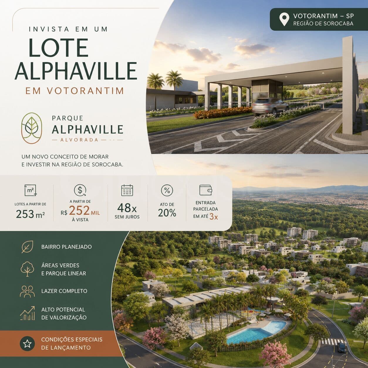 Lançamento Alphaville Alvorada I e II
