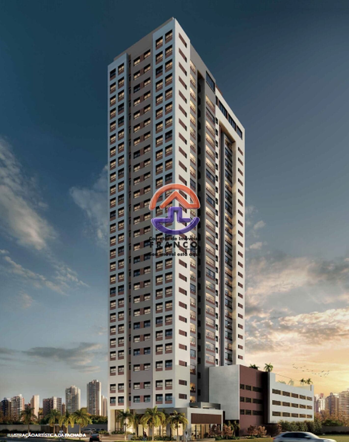 Apartamento Alto Padrão 3 suítes ou 4 dormitórios em Mogi das Cruzes