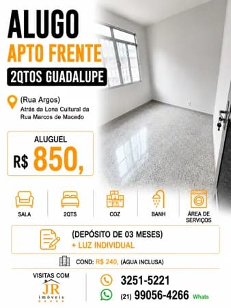 (RUA ARGOS) APTO 2 DORMS ...