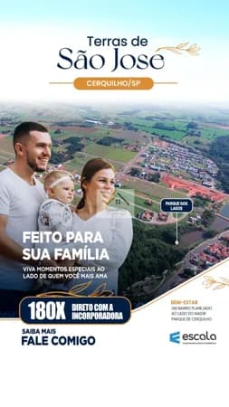 Terreno no Loteamento Terras de São José