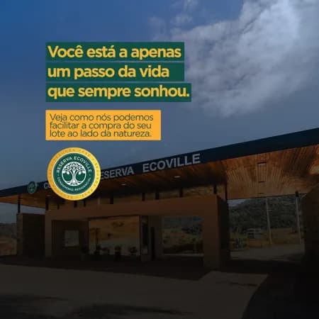 Terreno à venda no bairro Reserva Ecoville em Matias Barbosa/MG