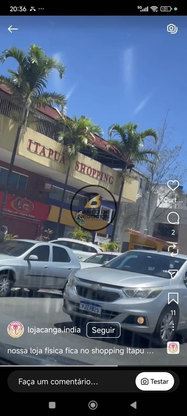 Ponto Comercial à Venda no Shopping Itapuã