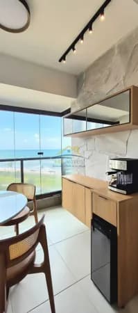 Apartamento 1/4 MOBILIADO Vista Mar 43m² Jaguaribe
