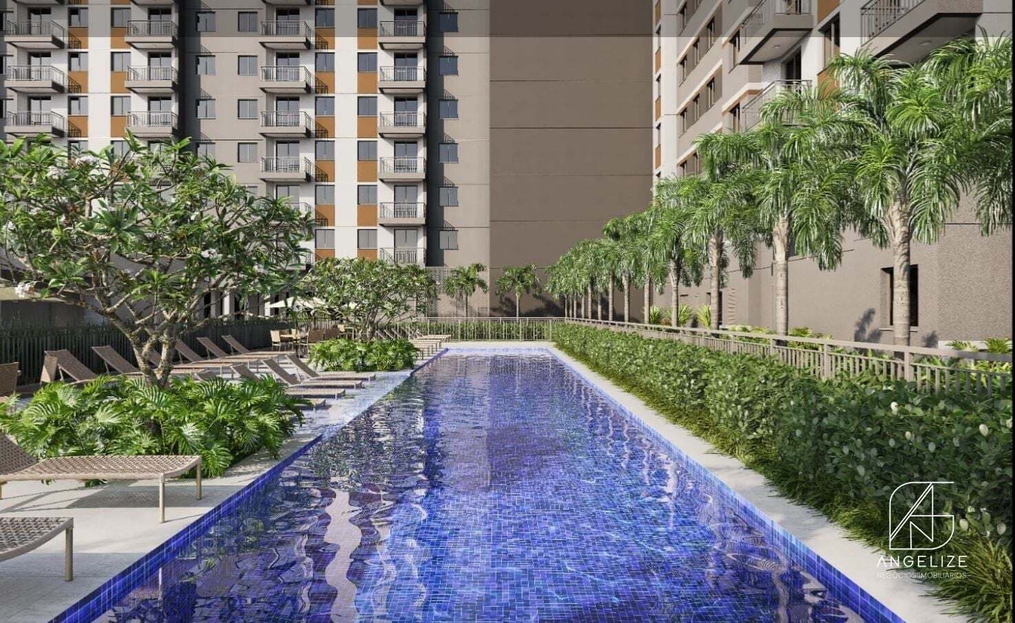 Apartamento de 42m² - 2dorms com varanda extraordinária no Socorro