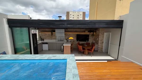 Cobertura Duplex a venda MOBILIADA, 3 dormitorios, 3 vagas, lazer - Vila Romana