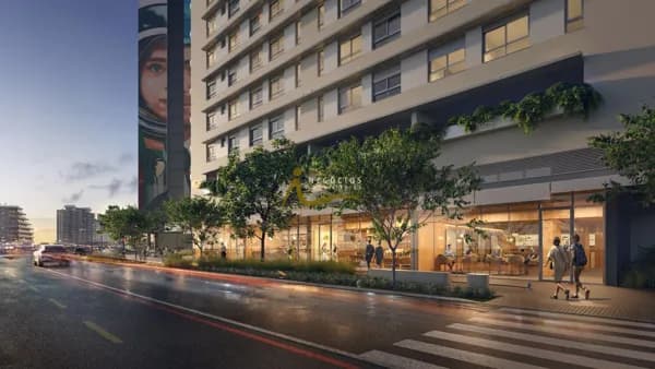 Apartamento de 1 dormitório no NUBE Parque Una, Pelotas/RS