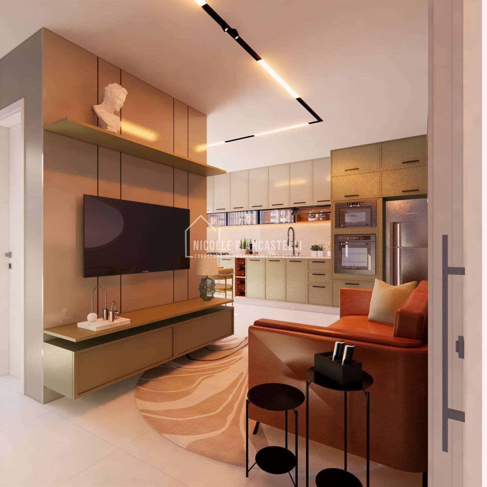 Apartamento com 1 suíte + 1 quarto, no Bom Retiro.