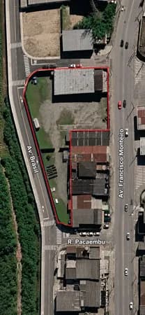 Terreno Comercial Plano à venda no bairro Centro - Ribeirão Pires/SP