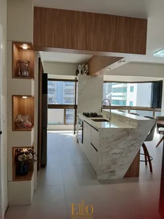 Apartamento Mobiliado, 3 quartos, 1 vaga no Residencial Pedras Brancas | Meia Praia, Itapema