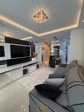 PRONTO PARA MORAR! Lindo apartamento finamente mobiliado, 2 suítes+2vagas, Meia Praia | Itapema