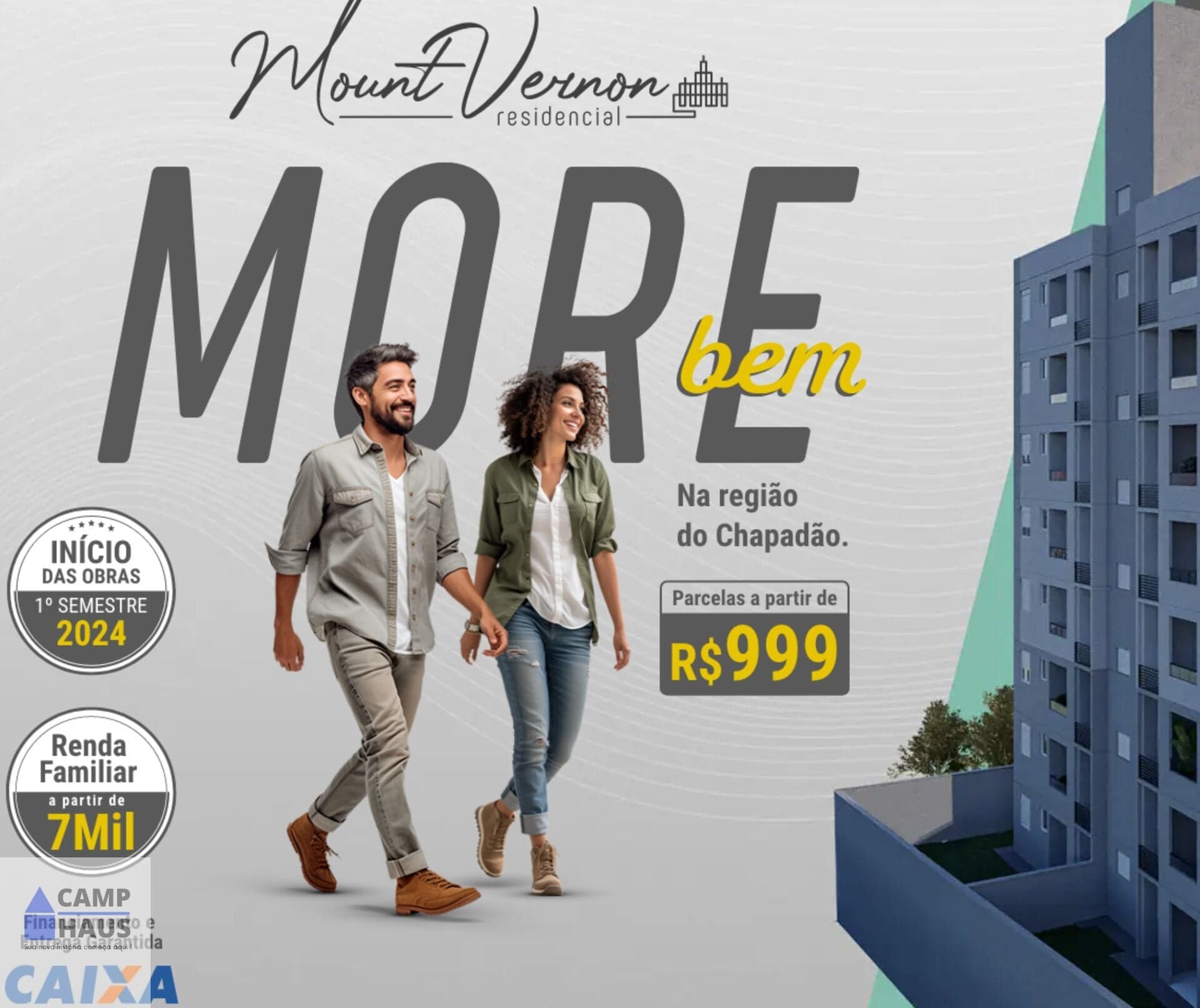 Apartamento de 46m² com 2 dormitórios no Jardim Eulina - Campinas/SP