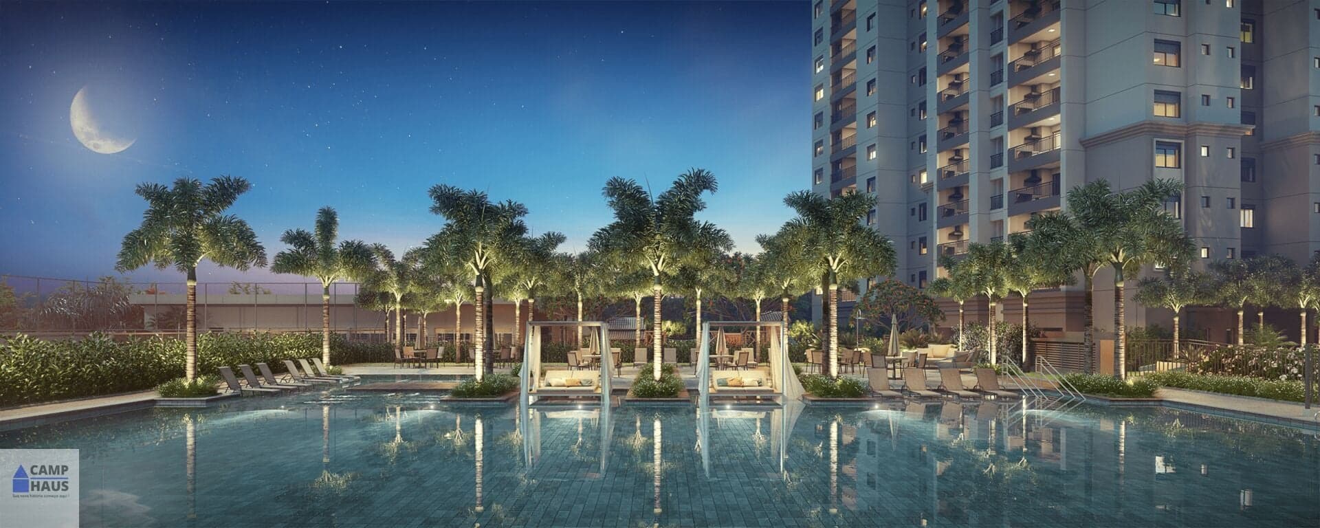 Apartamento Padrão com 2 suítes, lavabo, 2 vagas e depósito na Nova Campinas em Campinas/SP