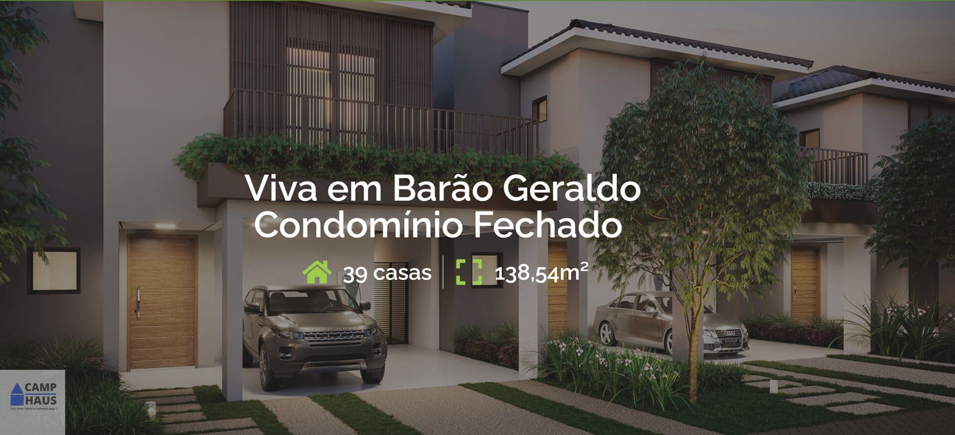 Casa Sobrado em condomínio - Barão Geraldo - 138m², 3 suítes