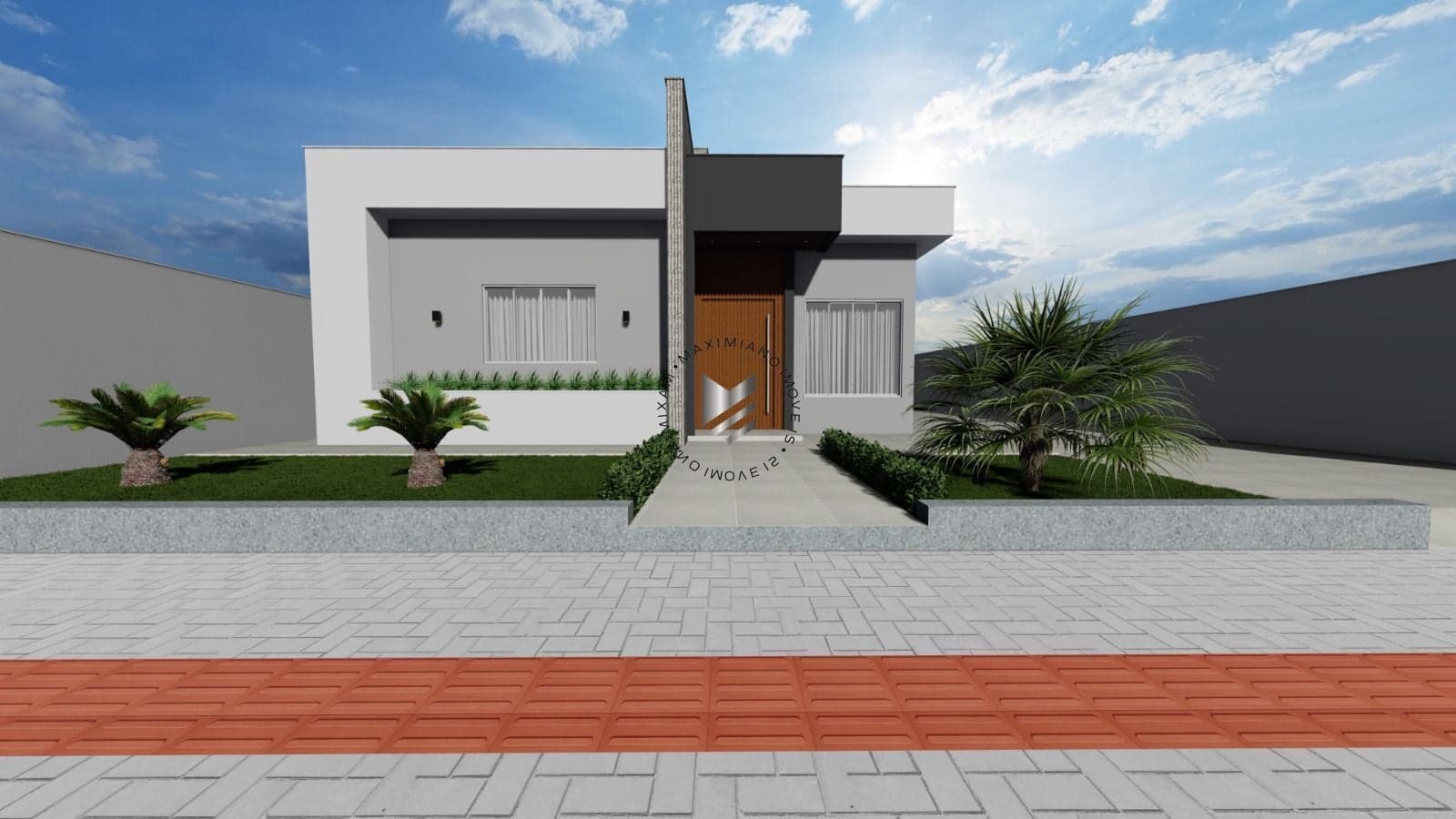 Lote + construção - Casa de Alvenaria