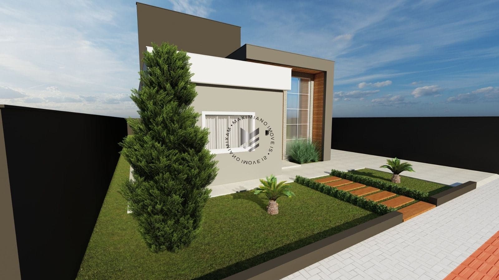 Lote + construção - Casa de Alvenaria